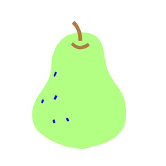 ラフランスのイラスト素材