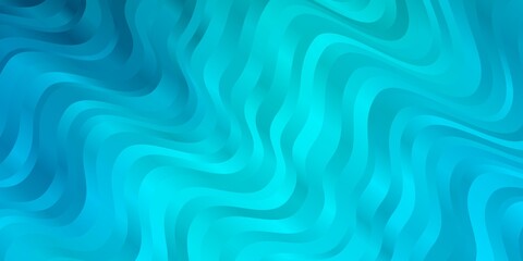 Light BLUE vector pattern with curved lines. Brand new colorful illustration with bent lines. Best design for your posters, banners.