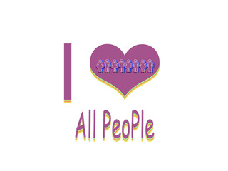 I love all people