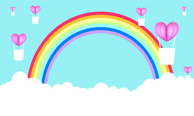 お祝い（記念日や誕生日）やセールの背景（コピースペースあり）