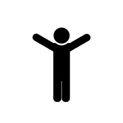 Child icon sign isolated for graphic and web design.