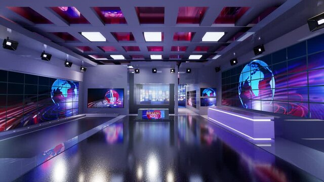 3D Virtual TV Studio News