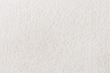 White soft fluffy background. Fleece close-up texture background.