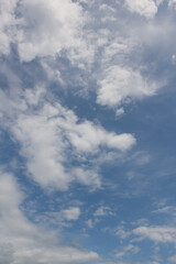 clouds in the blue sky