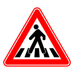 Traffic, road sign. crosswalk
