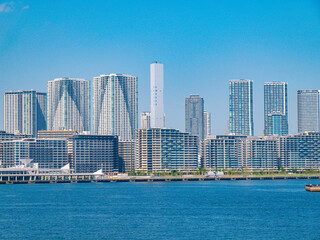 Fototapeta premium 【レインボーブリッジより】東京都・お台場・都市景観