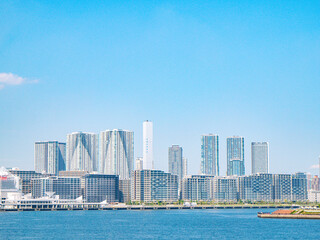 【レインボーブリッジより】東京都・お台場・都市景観