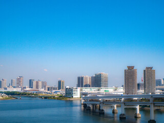 Obraz premium 【レインボーブリッジより】東京都・お台場・都市景観