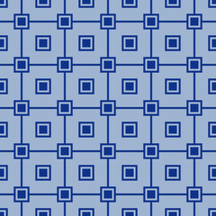 Japanese Square Tile Vector Seamless Pattern