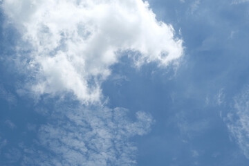 blue sky with clouds