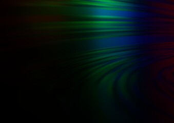 Dark Multicolor, Rainbow vector blurred and colored background.