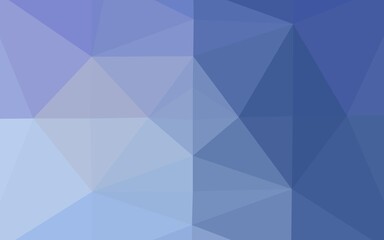 Light BLUE vector abstract polygonal layout.