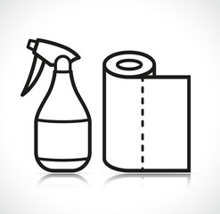 Vector isolated clean sprayer icon