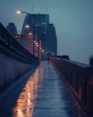 bridge at night