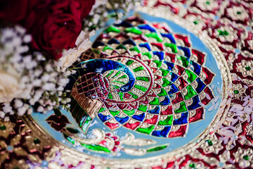 Indian Marriage Peacock Background