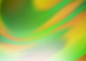 Light Green vector blurred bright pattern.