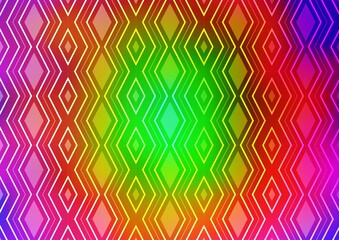 Light Multicolor, Rainbow vector layout with lines, rectangle.