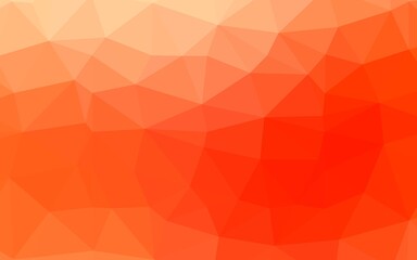 Light Red vector polygonal background.