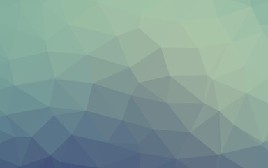 Obraz premium Light Blue, Green vector abstract mosaic backdrop.