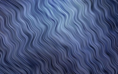 Dark BLUE vector pattern with bent ribbons.