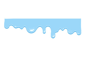 Various forms of liquid flow and water flow from high to low.
