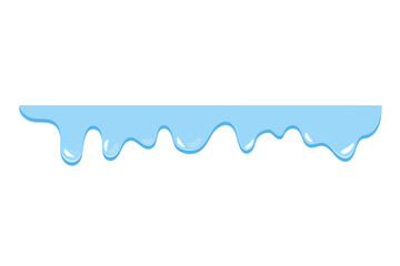 Various forms of liquid flow and water flow from high to low.