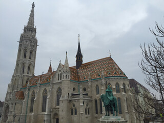 Fototapeta na wymiar St. Matthias Church in Budapest Hungary