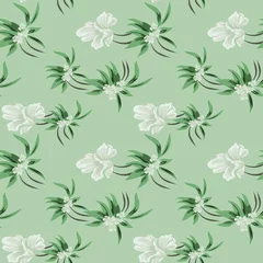  seamless  flowers pattern on    background © Parth Patel