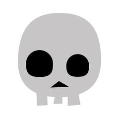 skull head icon vector design