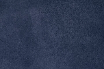 Background, leather texture, dark blue suede