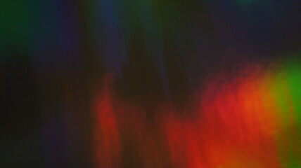 Holographic Abstract Multicolored Backgound Photo Overlay, Using Screen Mode, Rainbow Light Leaks Prism Colors, Trend Design Creative Defocused Effect, Blurred Glow Vintage Flares