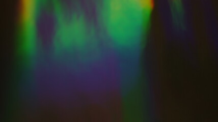 Holographic Abstract Multicolored Backgound Photo Overlay, Using Screen Mode, Rainbow Light Leaks Prism Colors, Trend Design Creative Defocused Effect, Blurred Glow Vintage Flares