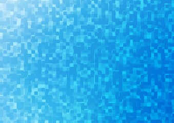 Light BLUE vector pattern in square style.