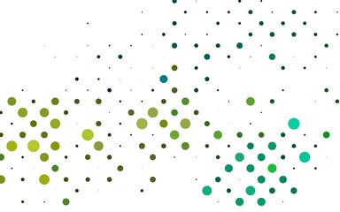 Light Blue, Yellow vector texture with disks.