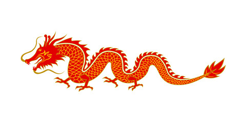 Traditional Chinese dragon symbol