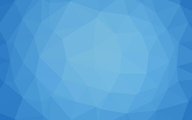 Obraz premium Light BLUE vector triangle mosaic template.