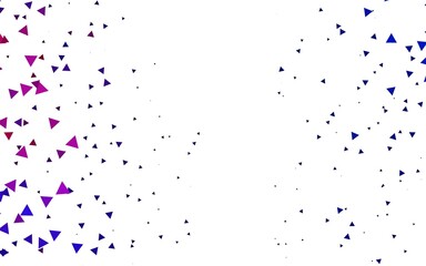 Light Blue, Red vector cover in polygonal style.