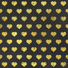 Gold Metallic Pattern on Dark Anthracite Background