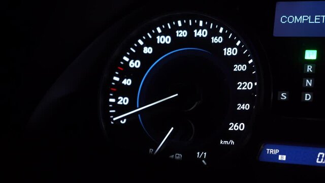 Beautiful dashboard of a Japanese manufacturer