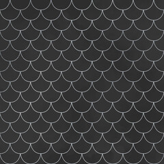 Silver Metallic Pattern on Dark Anthracite Background