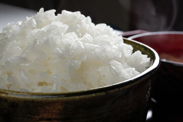 炊きたての新米