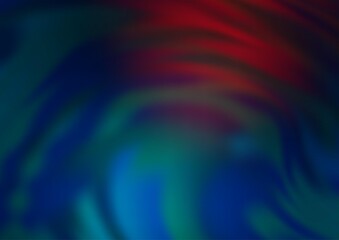 Dark Blue, Red vector abstract blurred template.