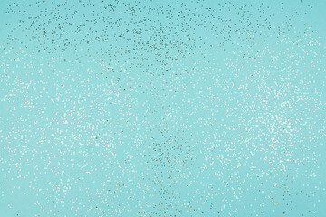 Blue Festive background texture with glittering confetti