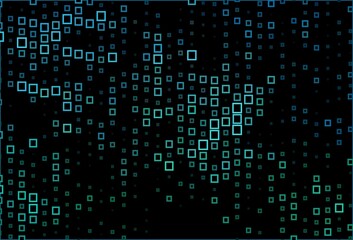 Dark Blue, Green vector background with rectangles.