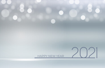 2021 New Year and Merry Christmas Background. Vector Illustration