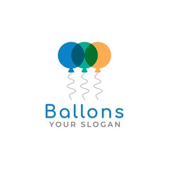 Ballons Logo icon Vector template