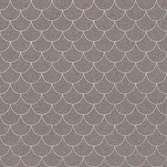 Metallic Silver Pattern on Cork Background