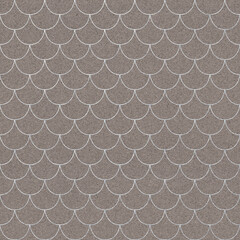 Metallic Silver Pattern on Cork Background