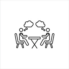 Chat, speak sign, talk icon Communication concept