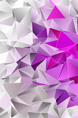 Fototapeta premium 3d Triangles, abstract background. Design wallpaper.